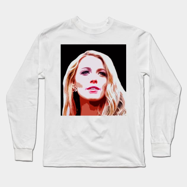 blake lively Long Sleeve T-Shirt by oryan80